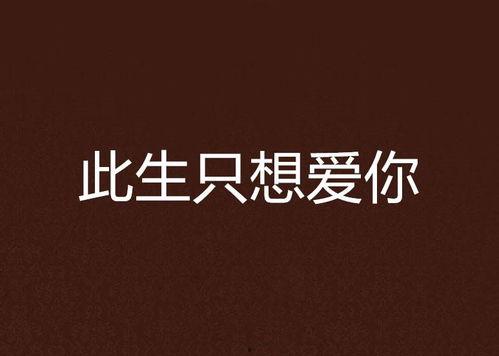 只想爱你,爱情至上的人生篇章